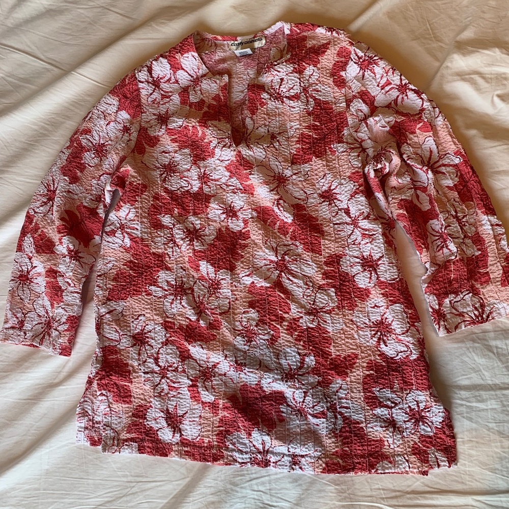 Hawaiian blouse Cathy Daniels Summer Beach